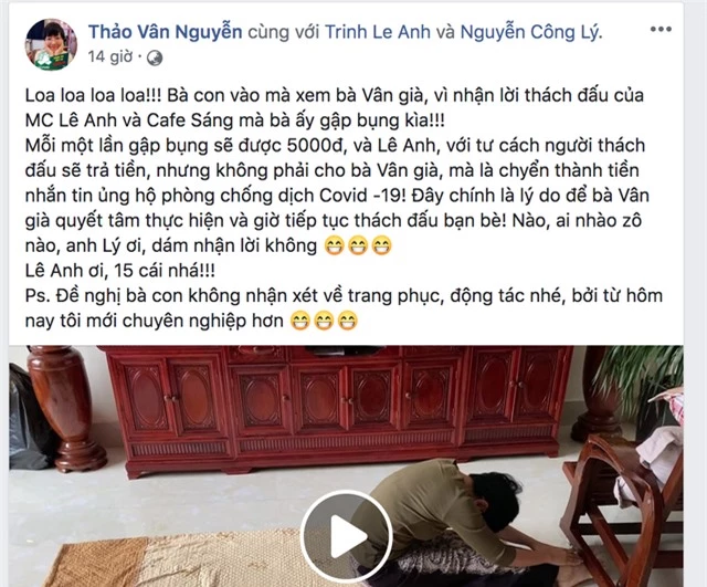 MC Thảo Vân bất ngờ “thách đố” chồng cũ Công Lý - 2