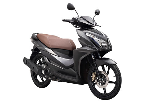 Cận cảnh xe ga Suzuki 124 phân khối, giá 31,99 triệu tại Việt Nam