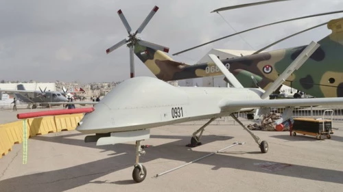 Mặc dù Jordan không được biết có bất kỳ UAV Wing Loong nào, nhưng nó đã đưa sáu chiếc CH-4 lên để bán vào năm 2019. Ảnh: Jane's / Patrick Allen.
