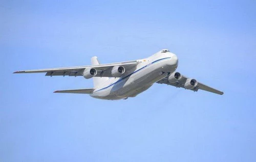 Máy bay vận tải hạng nặng An-124 Ruslan của Không quân Nga. Ảnh: TASS.