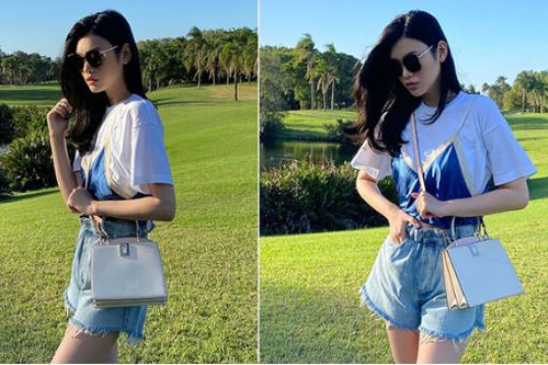 Siêu mẫu Hề Mộng Dao lấy lại vóc dáng, trở lại showbiz