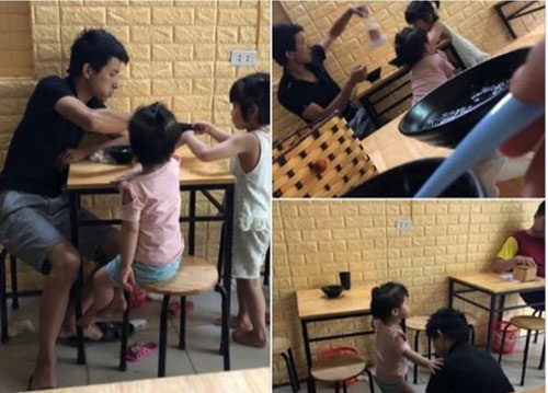 Chồng lén trốn vợ đưa 2 con nhỏ ra ngoài ăn chè và sự thật nghẹn lòng phía sau