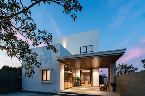 Ngôi nhà đơn giản, tiết kiệm chi phí xây dựng