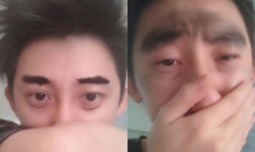 Lén lấy đồ trang điểm của bạn gái để kẻ lông mày, anh chàng "khóc ròng" vì lấy nhầm thứ không ngờ này