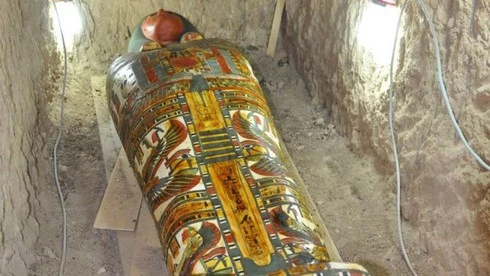 Xác ướpđược tìm thấy trong một ngôi mộ có từ năm 1075 - 664 trước Công nguyên