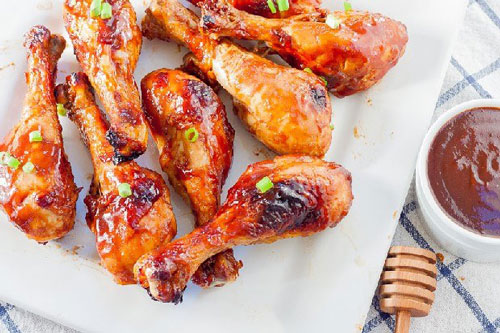 Công thức làm món đùi gà nướng mật ong, ngon "bá cháy"