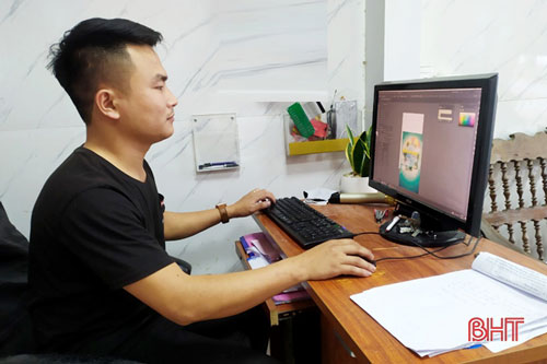 Chọn nghề mình đam mê, chàng trai trẻ Hà Tĩnh trở thành chủ doanh nghiệp
