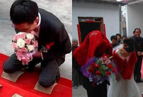 Chú rể "tái mặt" với thử thách gây sốc của bố mẹ vợ khi đến rước dâu