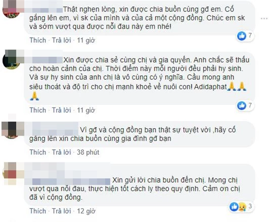 chồng mất trong khu cách ly 0