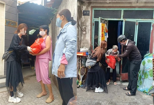 Hot girl Sài Gòn tặng 1,3 tấn gạo, tặng quà người nghèo mùa dịch Covid-19 - 1