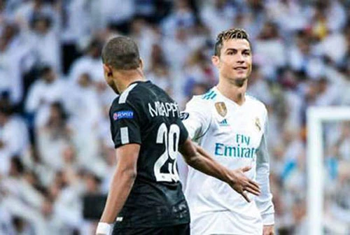 Kylian Mbappe và Cristiano Ronaldo.
