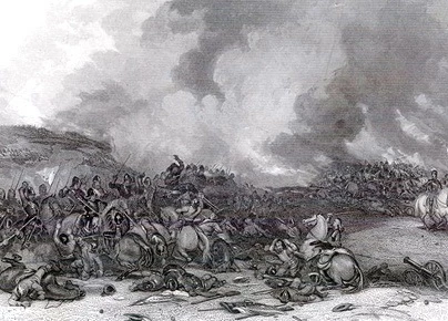 Hình ảnh trận đánh Naseby thời Nội chiến nước Anh năm 1645.