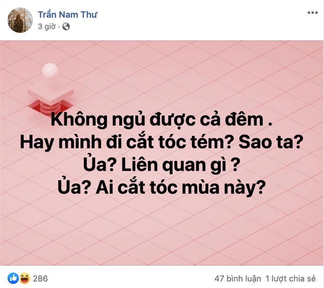 Nam Thư lộ dấu hiệu crush một anh chàng bí mật: Facebook nhuộm màu tình yêu, đến mức MC Quyền Linh và Tú Vi phải vào trêu - Ảnh 5.