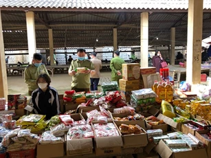 Lạng Sơn: Tăng cường xử lý hành vi lợi dụng Covid-19 tại các chợ ở Văn Lãng