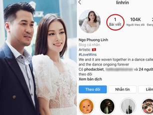 Linh Rin cho "bốc hơi" toàn bộ hình ảnh trên instagram bao gồm cả Phillip Nguyễn, chuyện gì đây?