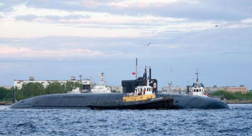 Nga tiếp nhận tàu ngầm mang trăm tên lửa siêu thanh