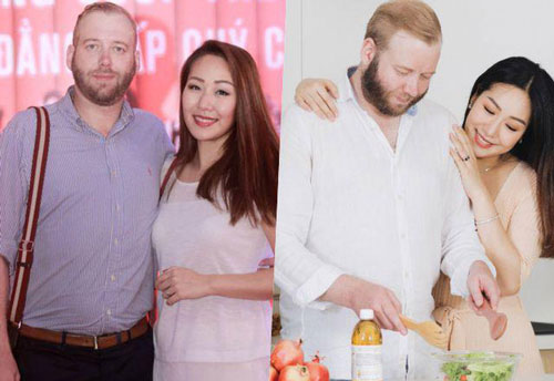 Hoa hậu Ngô Phương Lan sau sinh được chồng Tây chăm như "bà hoàng"