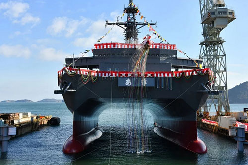 Nhật Bản sản xuất chiến hạm săn tàu ngầm