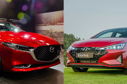 Mazda3 1.5L Luxury v&#xE0; Hyundai Elantra 1.6T: T&#x1EA7;m gi&#xE1; 750 tri&#x1EC7;u ch&#x1ECD;n xe n&#xE0;o?