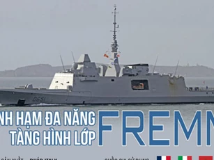 Khinh hạm đa năng tàng hình lớp FREMM đến Mỹ cũng muốn có