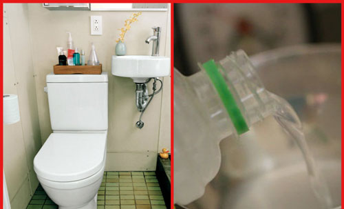 Đặt 1 chén rượu trong nhà vệ sinh, không cần sáp thơm vẫn khử sạch mùi hôi