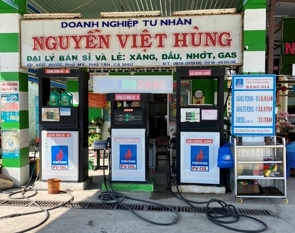 Cà Mau: Xử lý 7 cơ sở kinh doanh xăng dầu vi phạm trong 1 ngày