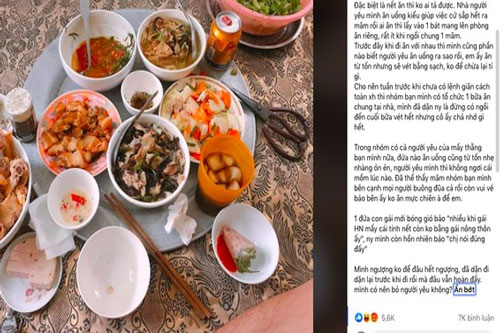 Đòi chia tay người yêu vì không chịu được thói ăn "sạch bát đĩa", chàng trai bị cộng đồng mạng chỉ trích không tiếc lời