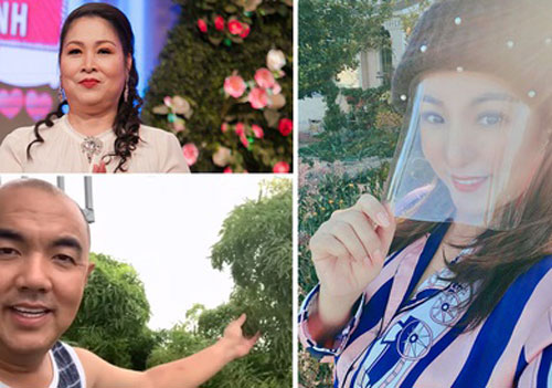 NSND Hồng Vân, Quốc Thuận khoe vườn nhà xum xuê cây trái để "tránh dịch"