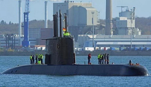 Tàu ngầm Type 209/1400 do Đức chế tạo. Ảnh: Topwar.