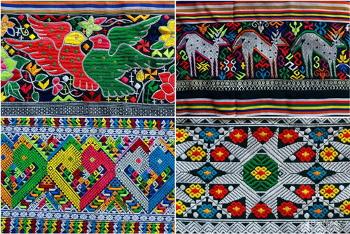 Độc đáo những 'bức tranh' trên vải thổ cẩm của đồng bào Thái ở Nghệ An