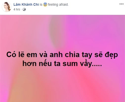 Lâm Khánh Chi khiến công chúng đặt nghi vấn hôn nhân cùng ông xã kém 8 tuổi đổ vỡ khi chia sẻ việc dọn về nhà bố mẹ đẻ sống - Ảnh 1.