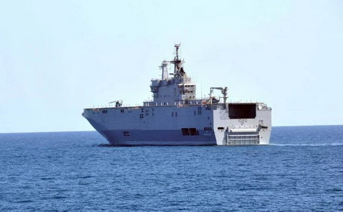 Tàu sân bay trực thăng lớp Mistral của Pháp. Ảnh: Naval Today.