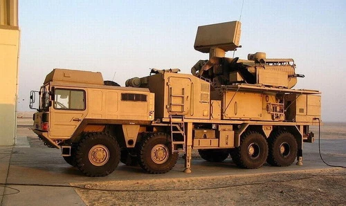 Hệ thống tên lửa - pháo phòng không Pantsir-S1 được UAE cung cấp cho đồng minh LNA. Ảnh: Al Masdar News.