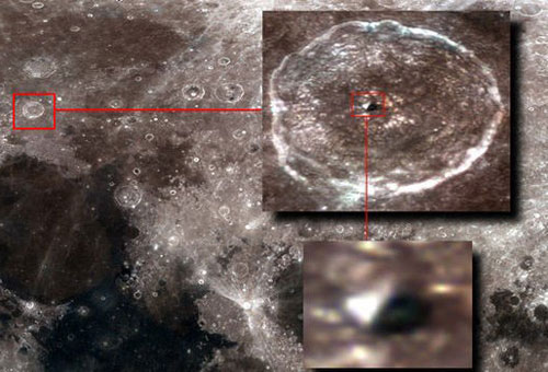 Phát hiện kim tự tháp cổ đại trên Mặt Trăng?