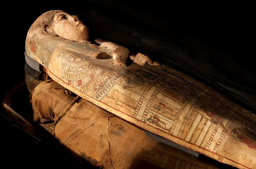 Bức tranh bí ẩn bên trong quan tài của xác ướp Ai Cập 3.000 năm tuổi