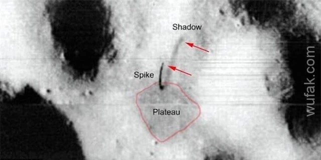 
Bức ảnh của NASA cho thấy có thể có một căn cứ của người ngoài hành tinh trên mặt trăng.
