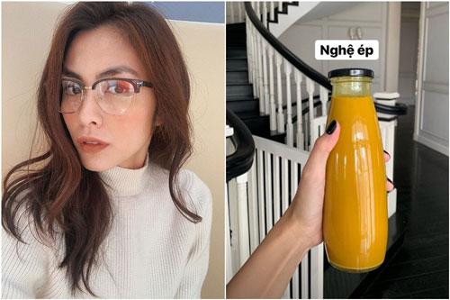 Hà Tăng, vợ Duy Mạnh, Bảo Anh... nô nức uống nước nghệ để đẹp da, đẹp dáng, đẩy lùi lão hóa
