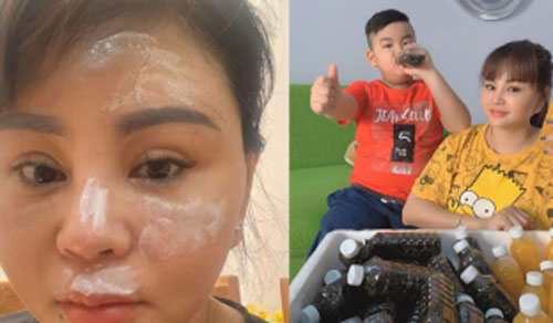 Lê Giang lộ gương mặt "tan nát" vì ham bán hàng online