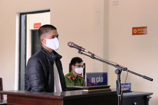 Bị cáo Nguyễn Văn Quýnh tại phiên tòa.