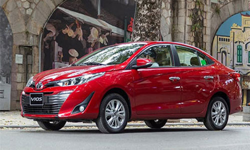 Toyota Vios bỏ xa Hyundai Accent, Kia Soluto giá rẻ vượt Honda City ở phân khúc hạng B