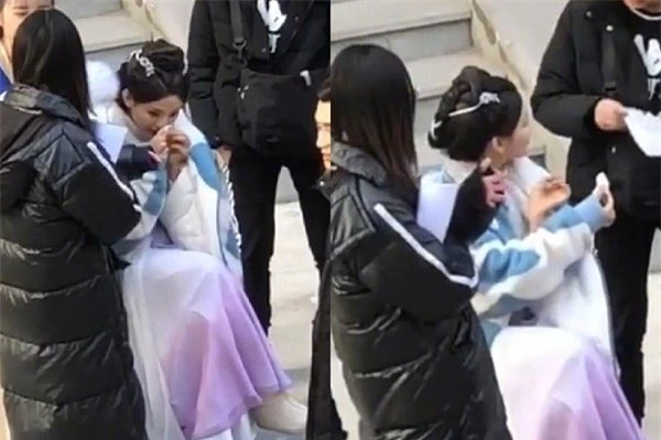 Mỹ nữ đẹp nhất Trung Quốc - Dương Siêu Việt đưa giấy xì mũi cho trợ lý, khán giả mắng người đẹp ở bẩn - Ảnh 5.