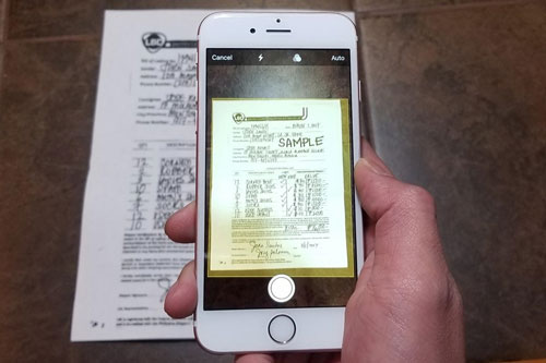 Cách biến smartphone thành máy scan tài liệu khi làm việc tại nhà