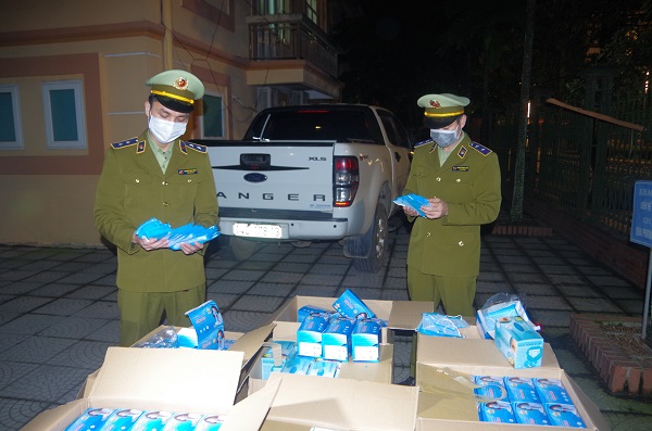 Thái Nguyên tịch thu gần 20.000 chiếc khẩu trang không rõ nguồn gốc xuất xứ