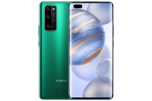 Honor 30 Pro sử dụng khung viền bằng nhôm, 2 bề mặt bảo vệ bởi kính cường lực. Máy có số đo 160,3x73,6x8,4 mm, cân nặng 186 g. 