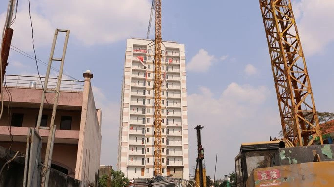 Dự án Tân Bình Apartment xây dựng nhiều hạng mục sai phép.