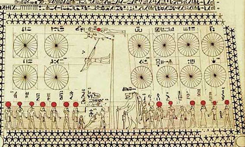 Bí ẩn bức cổ thư miêu tả chi tiết cảnh UFO xuất hiện