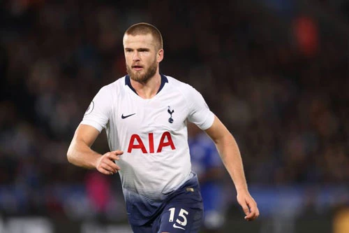 =4. Eric Dier (Tottenham) - Giá trị hiện tại: 22,5 triệu bảng (giảm 13,5 triệu bảng).