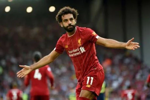 =7. Mohamed Salah (Liverpool) - 35 km/h.