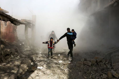 Các cuộc xung đột tại Syria đã khiến quốc gia Trung Đông này tan hoang. Ảnh: Reuters