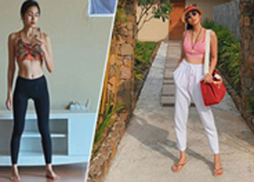 Tăng Thanh Hà khoe cơ bụng 1 - 1